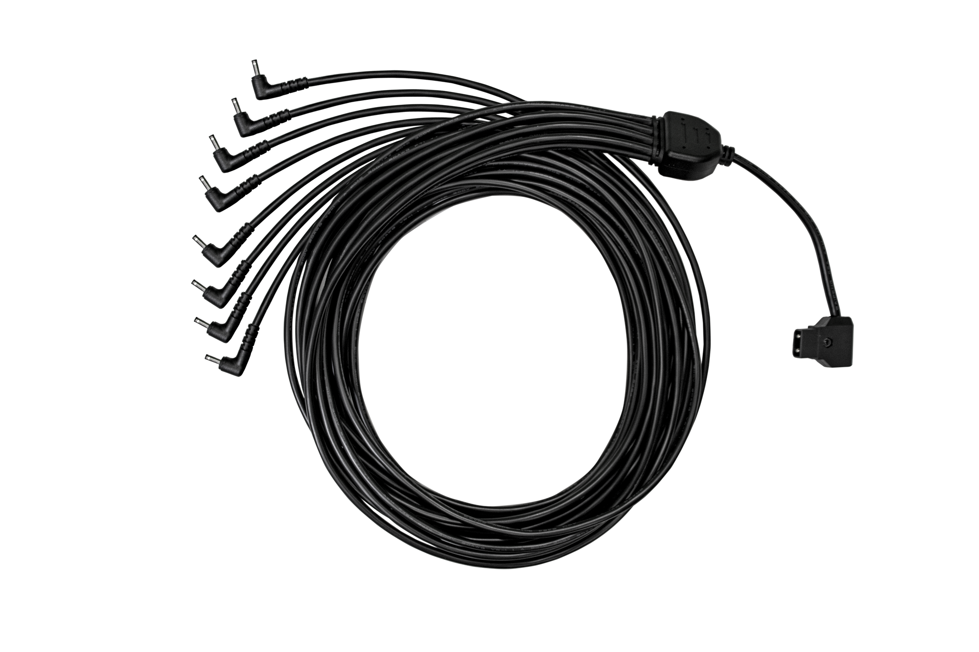 Makevivi Twin Extension-Cord Power Strip - 12 ft - Flat Plug Extension Cord  - 3 Prong Split Extension Cord with 6 Outlets - Double Extension Cord for  